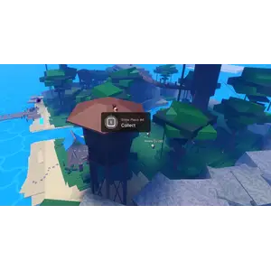 Jungle Island Slime Puzzle piece on top of the outpost